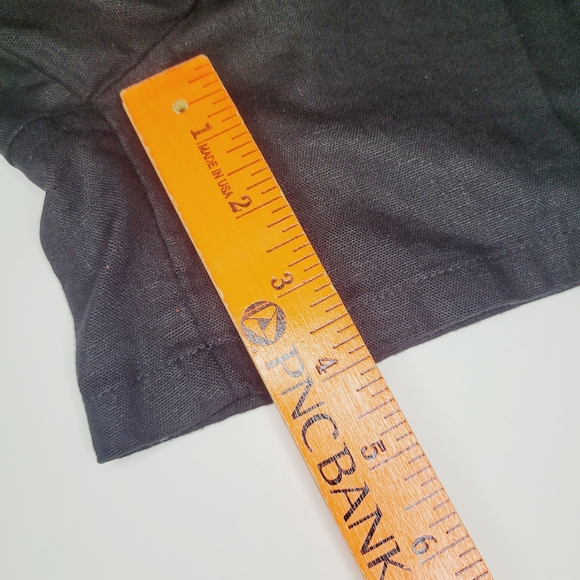 Old Navy Romper Women’s Black Size Tall Small Flutter Sleeves V-Neck Tie Waist - Picture 9 of 11